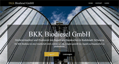 Desktop Screenshot of bkk-biodiesel.de