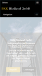 Mobile Screenshot of bkk-biodiesel.de